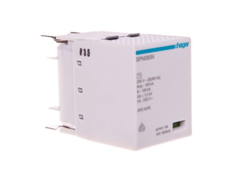 Wkładka ogranicznika przepięć Typ T1+T2 25kA 1,5kV N-PE SPN080N
