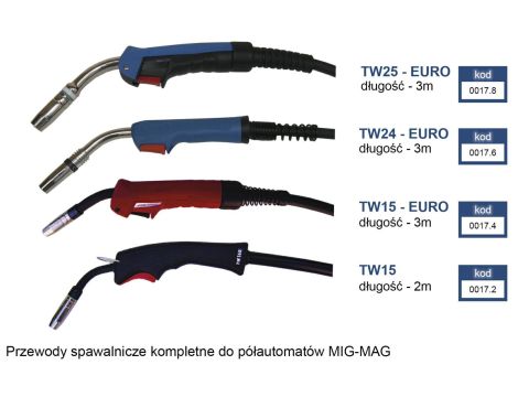 ADLER PRZEWÓD SPAWALNICZY 3M/250A... ZŁĄCZE EURO