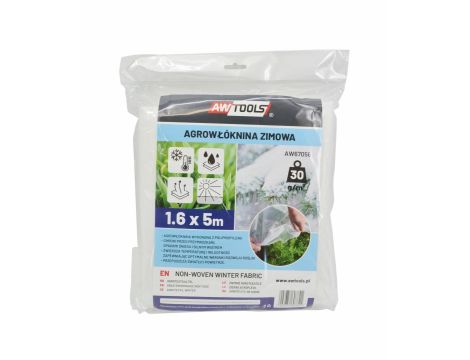 AWTOOLS AGROWŁÓKNINA ZIMOWA 30g 1,6* 5mBIAŁA - 3