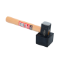 AWTOOLS MŁOTEK BRUKARSKI 1,0KG /  26cm GUMA - 2