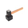 AWTOOLS MŁOTEK BRUKARSKI 1,0KG /  26cm GUMA - 3