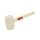 AWTOOLS MŁOTEK GUM/DR. BIAŁY 340g