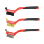 AWTOOLS SZCZOTKA DRUCIANA MINI KOMPLET 3szt. - 2