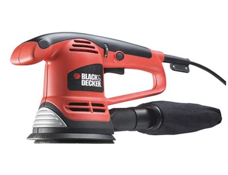 BLACK+DECKER SZLIFIERKA MIMOŚRODOWA 125mm/480W /KA191EK WALIZKA