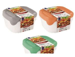 CURVER FRESH&GO SET SQR 3X0.8L   /MIX