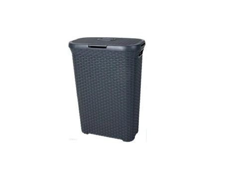 CURVER KOSZ NA BIELIZNĘ "NATURAL STYLE" 40L/CIEMNY SZARY