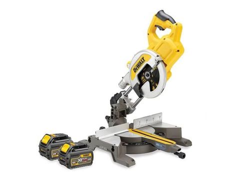 DEWALT PIŁA UKOŚNICA  216mm 54V DCS777T2 2x6/2,0Ah FLEXVOLT