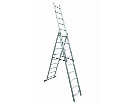 DRABEST DRABINA ALUMINIOWA  3x9 BASIC