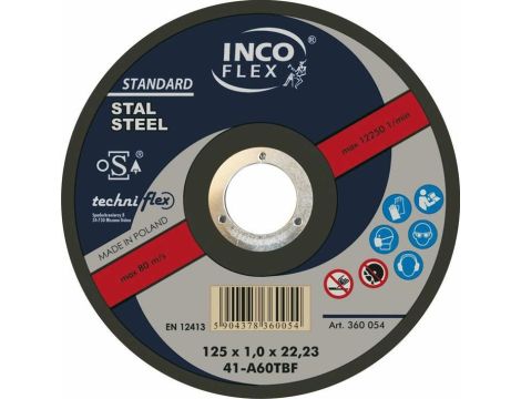 TARCZA METAL SZLIF.INCOFLEX  125*6,5