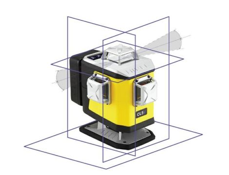NIVEL SYSTEM LASER PŁASZCZYZNOWY CL5V 3x360° FIOLETOWY