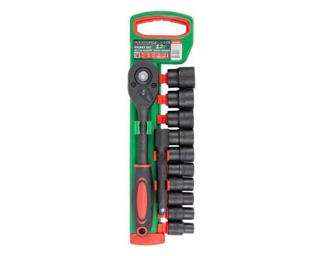 ROCKFORCE ZESTAW KLUCZY  12el. 1/2" 10-24mm
