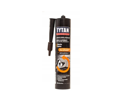 TYTAN USZCZELNIACZ DEKARSKI BRĄZOWY KAUCZUKOWY 280ml PROFESSIONAL