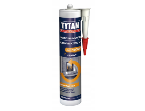 TYTAN USZCZELNIACZ KOMINKOWY CZARNY 1500C 310ml