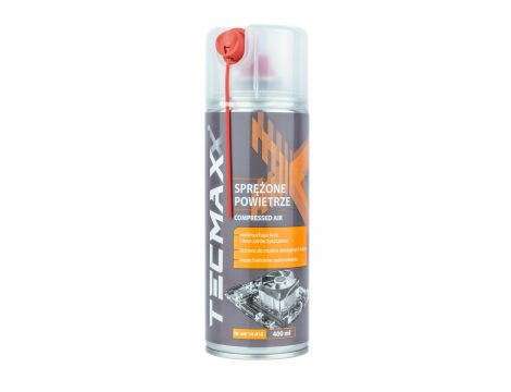 TECMAXX SPRĘŻONE POWIETRZE 400ml + SŁOMKA