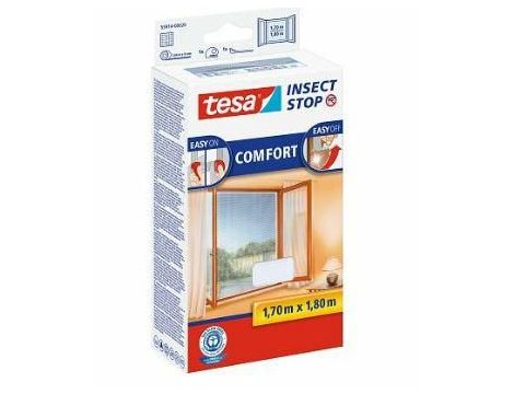 TESA MOSKITIERA OKIENNA CZARNA 1,7 x 1,8 m COMFORT