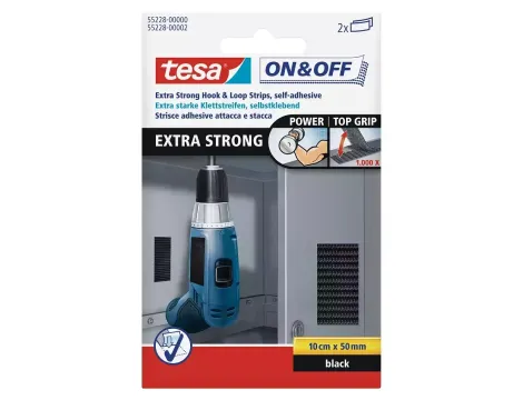 TESA RZEP W PASKACH 2SZT. SUPER MOCNY ON & OFF