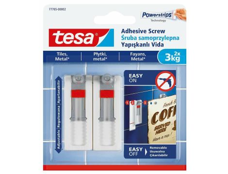 TESA ŚRUBA SAMOPRZYLEPNA DO PŁYTEK 3KG /REGULOWANA ... - 2