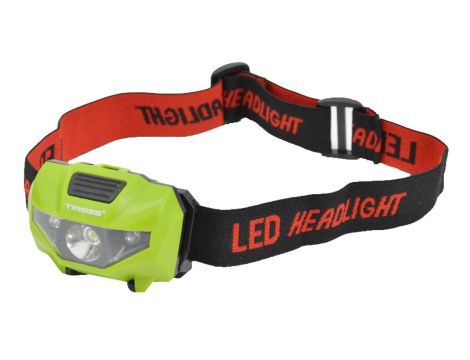 TIROSS LATARKA CZOŁOWA 1W + 2 CZER. LED 3xAAA / BEZ BATERII