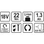 STHOR WKRĘTARKA AKUM.LI-ION 18V/2-AK - 3