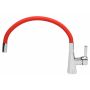 FALA BATERIA ZLEWOZMYWAKOWA ELASTYCZNA WYLEWKA FLEXIBLE CZERWONA - 3