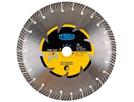 TARCZA D. BETON DCU***-FC 230 /TYROLIT 230x2,4 DCU-FAST CUT