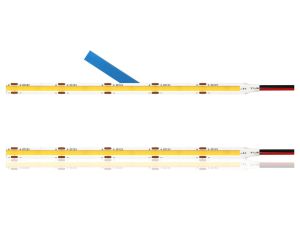 Taśma LED Professional COB IP20 8mm x 5m ciepła 3Y 24V