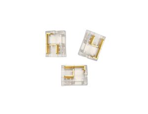 Złączka LED COB/SMD 8mm 2 piny, narożna L/T 10szt
