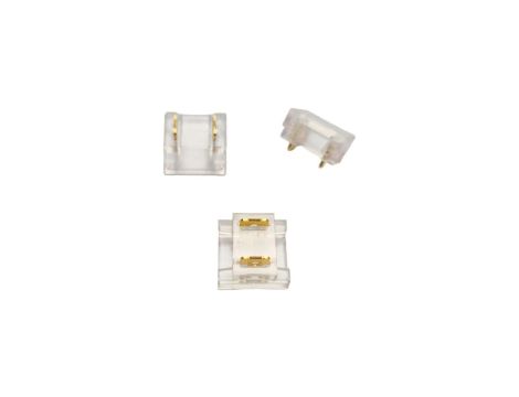 Złączka LED COB/SMD 8mm 2 piny taśma/taśma 10szt