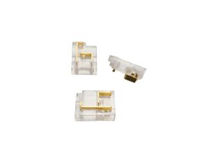 Złączka LED COB/SMD 10mm 2 piny, narożna L/T 10szt