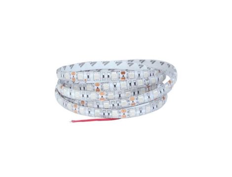 Taśma 300x LED 5050 SMD 14,4W/m 12V czerwona IP65 op=5m