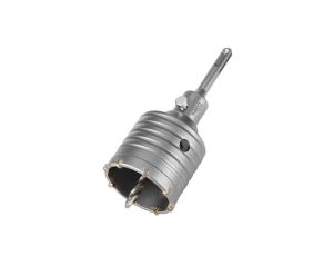Otwornica Widiowa 65x50mm SDS+ z wiertłem pilotującym do wiercenia otworów w betonie NEO TOOLS 55-321