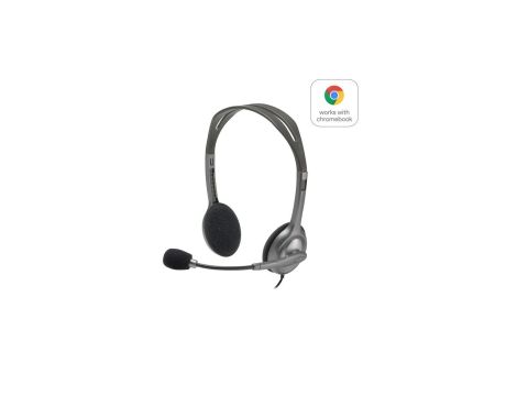 Słuchawki Logitech H111 981-0005939 (kolor szary