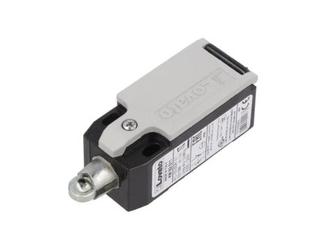 Wyłącznik krańcowy, rolka metalowa Ø11mm, NO+NC, 10A, M20, IP65 KMB2S11