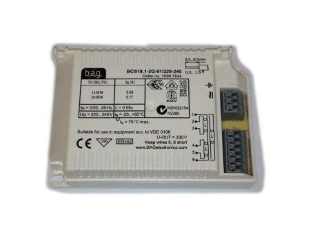 Statecznik elektroniczny TC-DEL 1/2x18W BAG