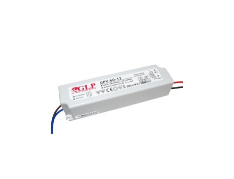 Zasilacz hermetyczny IP67 do oświetlenia LED 12V 5A 60W wodoodporny GLP