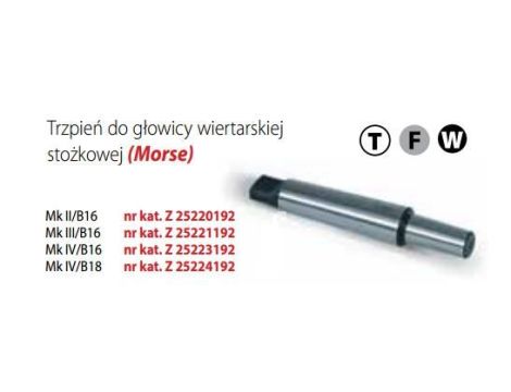 PROMA TRZPIEŃ GŁOWICY WIERT."MORSEA"... MK2-B16
