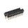 Listwa gniazdowa bananowe 2mm czarny 70VDC 10A 33VAC 12mm 63.9358-21