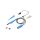 Sonda: do oscyloskopu 0500MHz 100: 1 0,9ns 1225pF niebieski SET ISOPROBE III 100:1