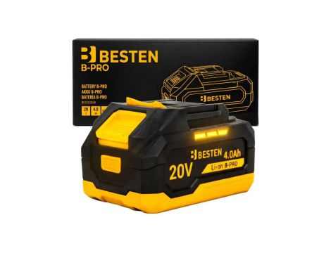 Akumulator Bateria BESTEN B-PRO System Litowo Jonowy 20 V 4.0 Ah Li-Ion