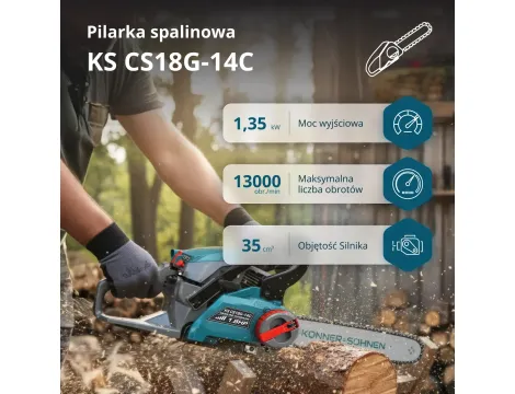 KS PIŁA ŁAŃCUCHOWA SPALINOWA CS18G-14C - 2