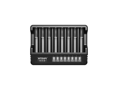 Ładowarka do akumulatorów Li-ion 3,6V / 3,7V / 1,5V oraz 1,2V Ni-MH XTAR MX8