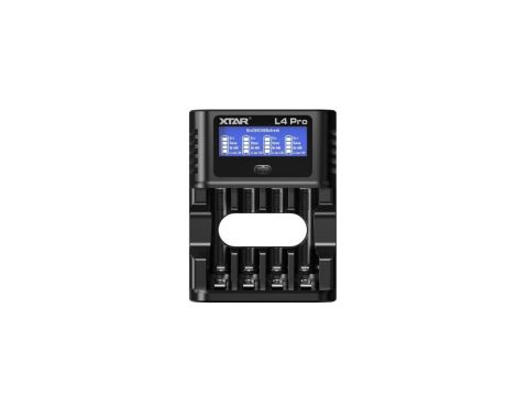 Ładowarka do akumulatorów R03 / AAA oraz R6 / AA Li-ion 1,5V / NiMH Xtar L4 PRO