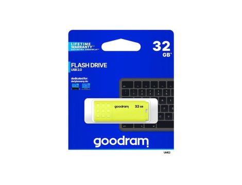 Pendrive USB 2.0 GoodRam UME2 32GB żółty