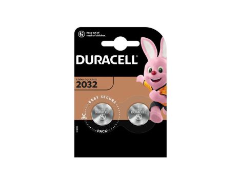 bateria litowa mini Duracell CR2032 DL2032 ECR2032 2BL - 2 sztuki