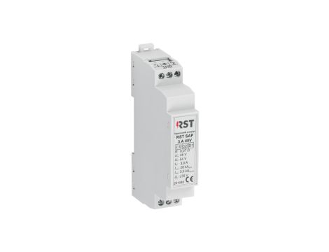Ogranicznik przepięć do pętli systemów sygnalizacji pożaru D1 RST SAP 3A 48V 201 048