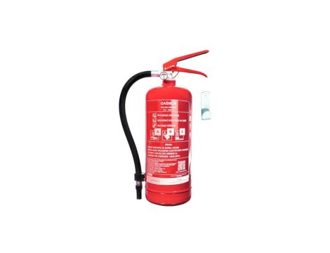 Gaśnica proszkowa 4kg GP4x ABC MOBIAK z wieszakiem , certyfikaty: CE, BSI, CNBOP, EN3, MED, MPA