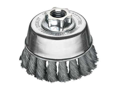 MILWAUKEE SZCZOTKA DRUCIANA GARNKOWA M14 65x18 STALOWA WIĄZANA 0.5-1szt.