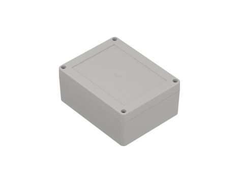 Obudowa hermetyczna ZP140.110.60 jasny dół - bezbarwna góra z uszczelką i tulejkami mosiężnymi ABS-PC - ZP140.110.60JpH TM ABS-P