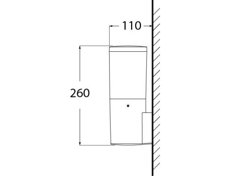 Oprawa elewacyjna AMELIA WALL OPAL Fumagalli E27 A60 LED 11W 2700K/4000K/6500K SET IP55 230V czarny / tworzywo sztuczne - 4