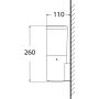 Oprawa elewacyjna AMELIA WALL OPAL Fumagalli E27 A60 LED 11W 2700K/4000K/6500K SET IP55 230V czarny / tworzywo sztuczne - 5